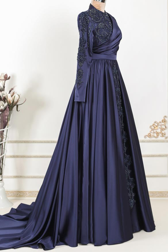 Lacivert Hürrem Abiye