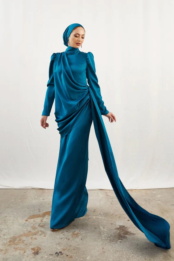 Buse İndigo Tesettür Abiye