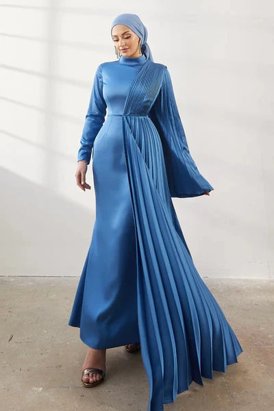 Elsa İndigo Tesettür Abiye