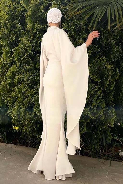 Ekru Erva Tesettür Abiye