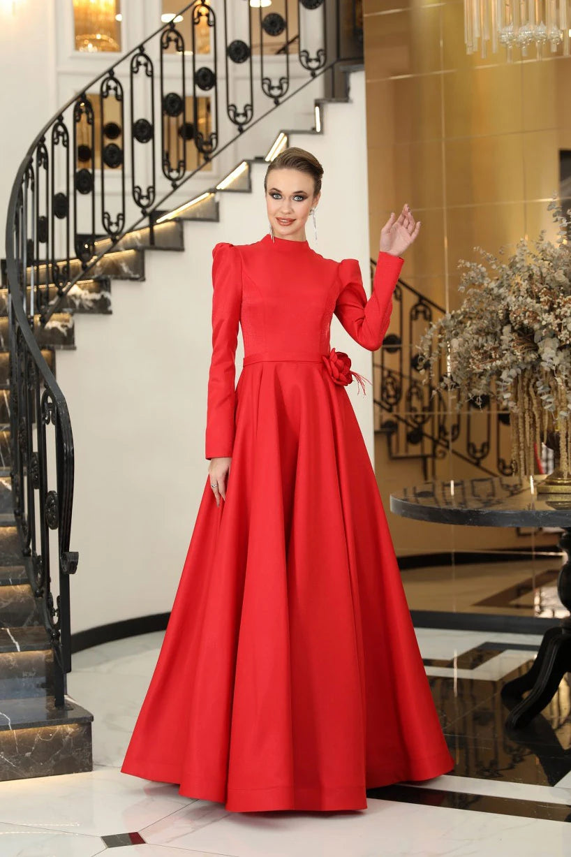 Özge Abiye Kırmızı