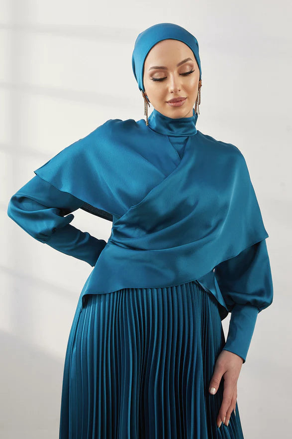 Rüya Petrol Tesettür Abiye