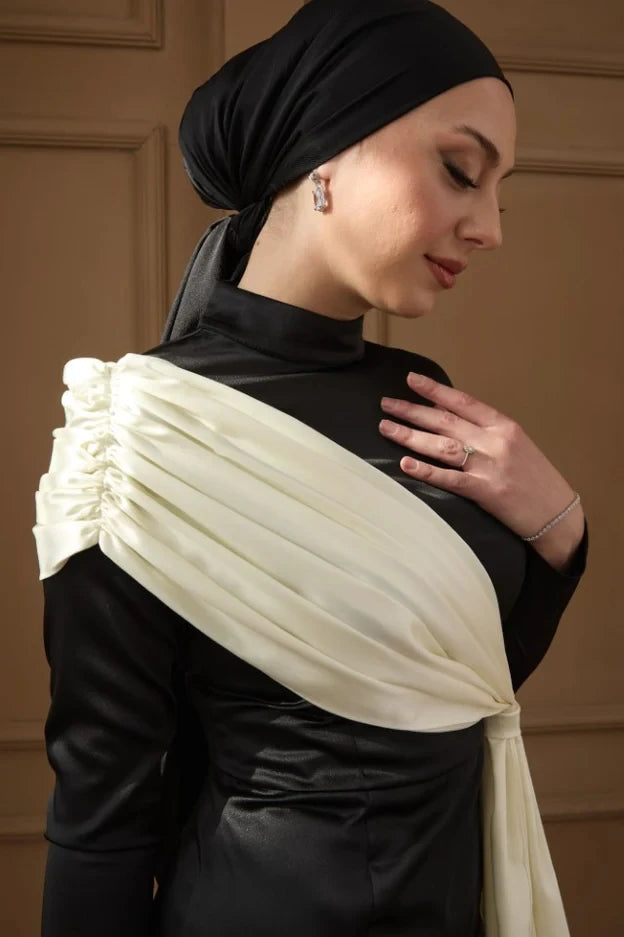 Vesna Abiye Siyah Beyaz