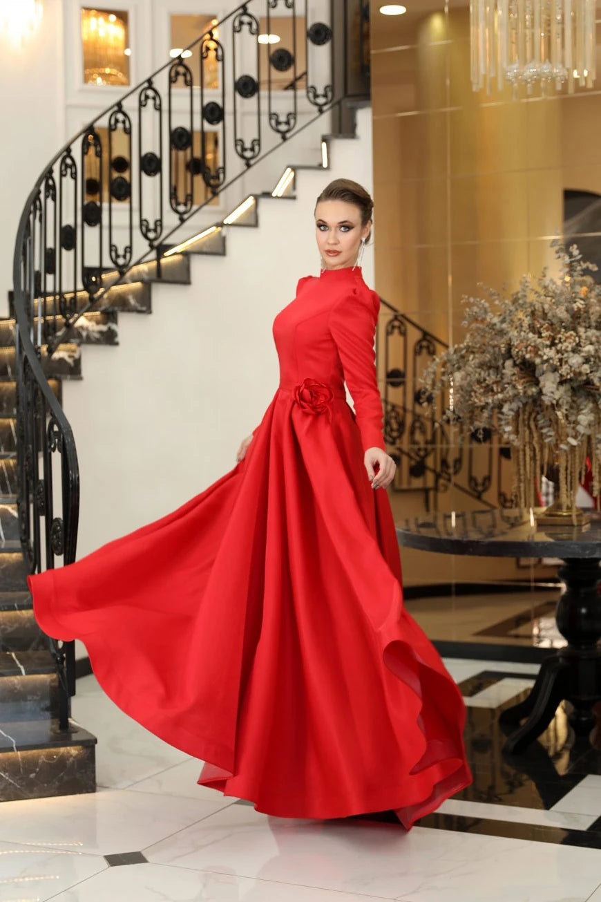 Özge Abiye Kırmızı