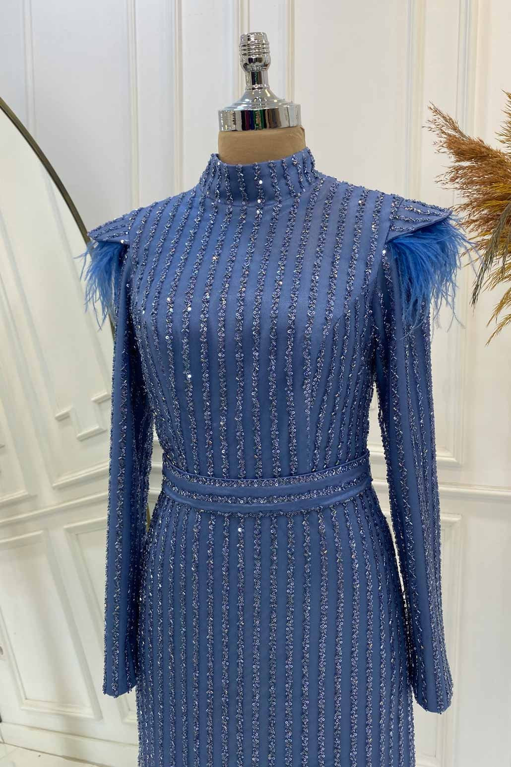 Annabel Abiye İndigo