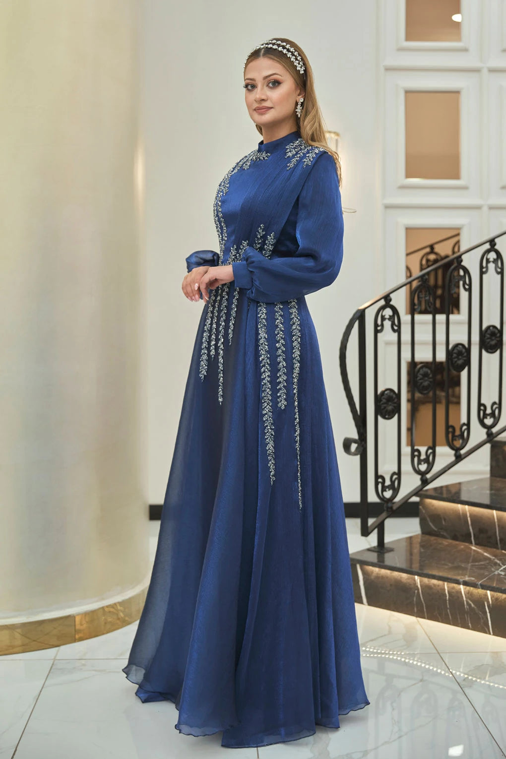 Çağla Abiye Lacivert