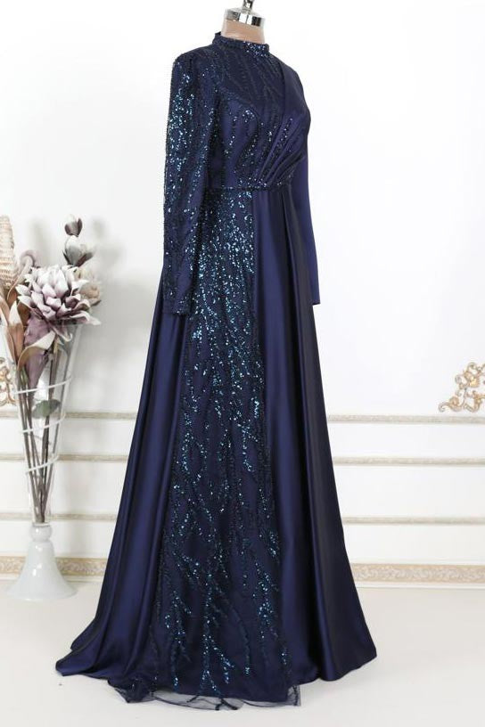 Lacivert Sultan Abiye