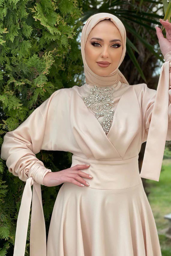 Somon Gözde Tesettür Abiye