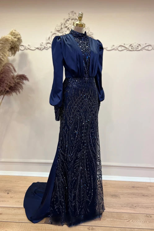 Açelya Abiye Lacivert