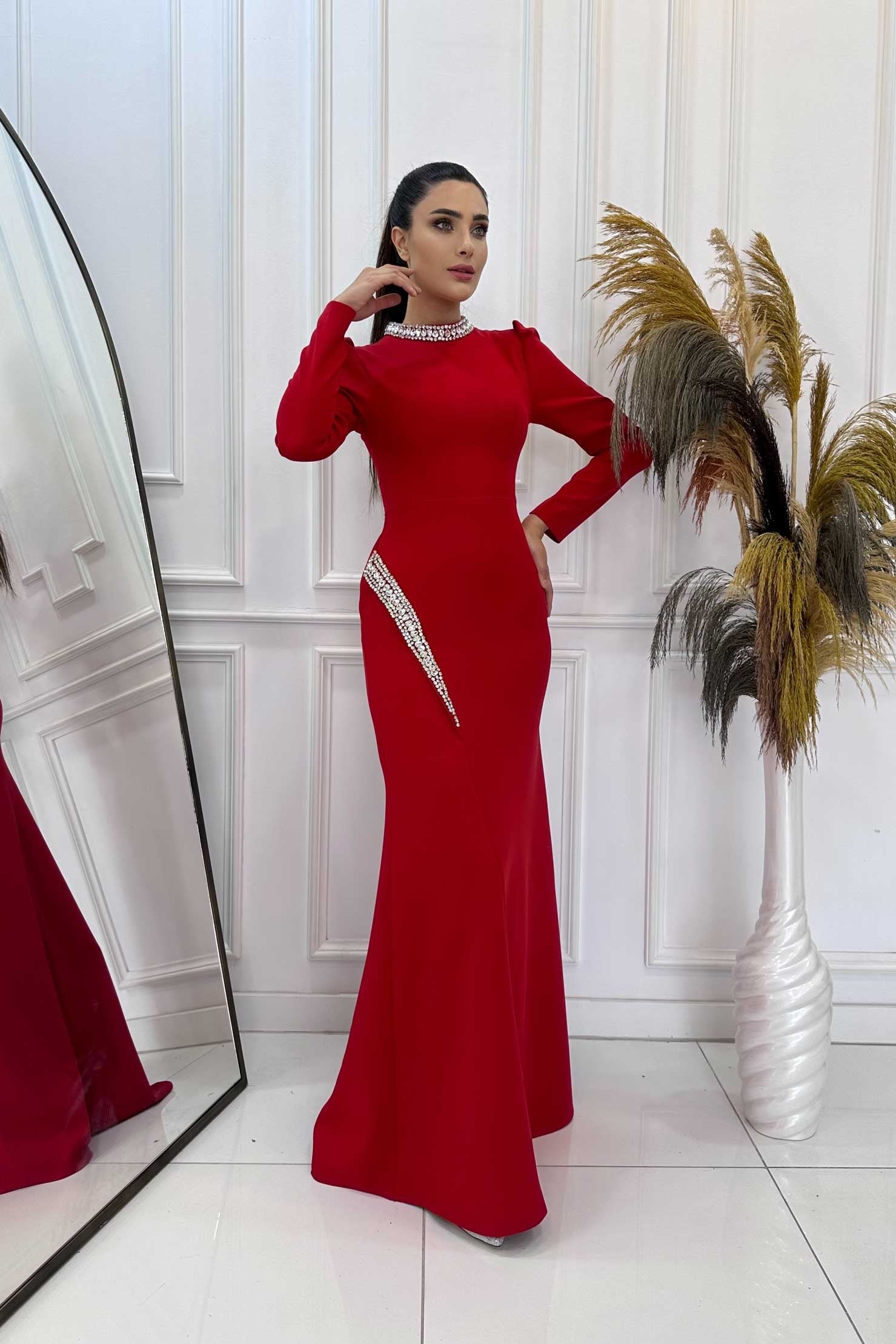 Rosa Abiye Kırmızı