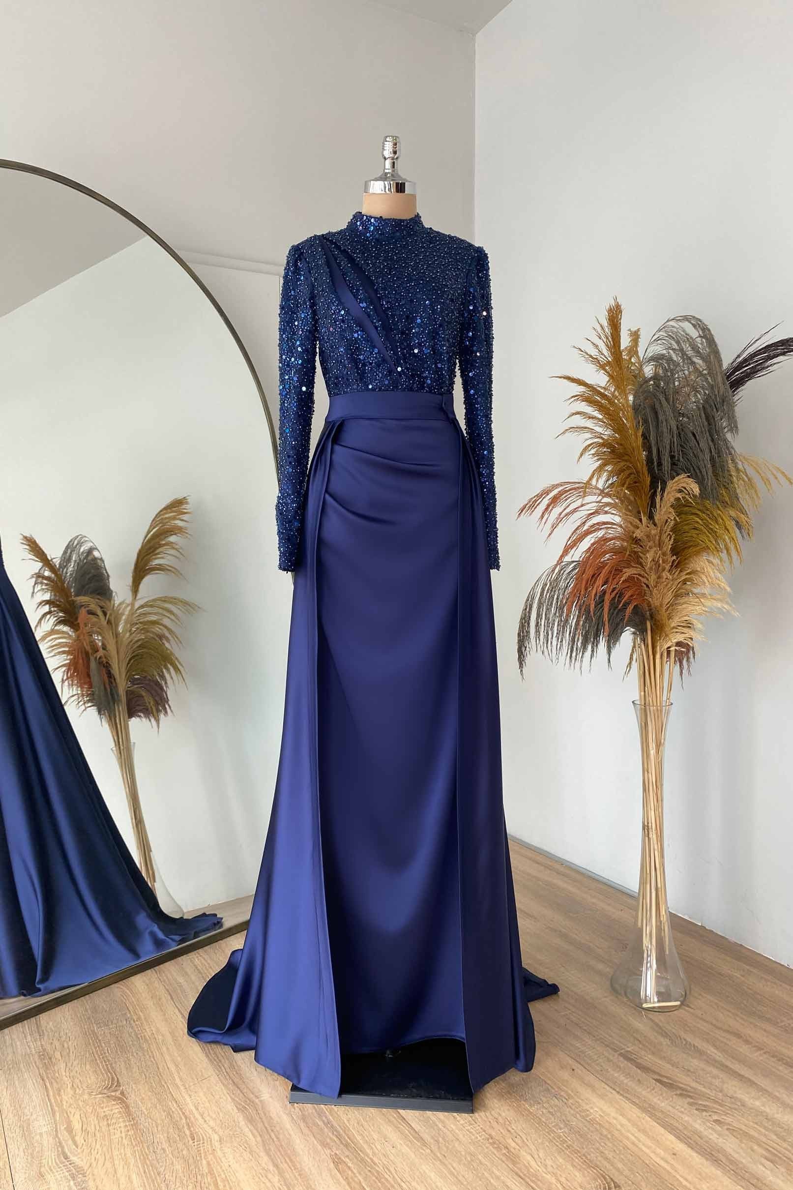 Berra Balık Abiye Lacivert