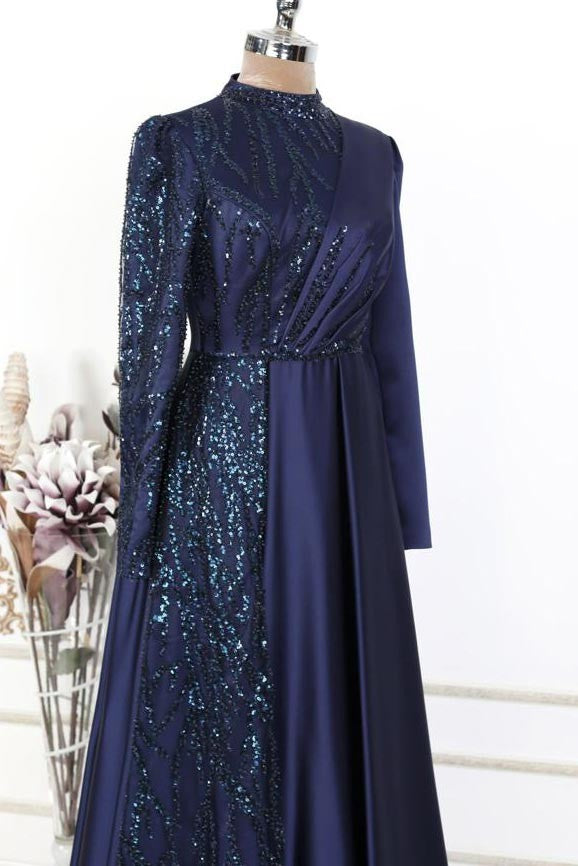 Lacivert Sultan Abiye