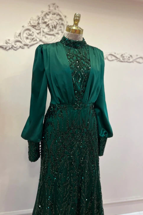 Açelya Abiye Yeşil