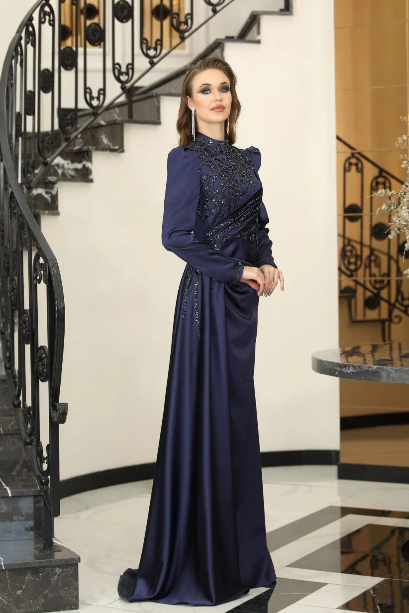 Asilay Abiye Lacivert