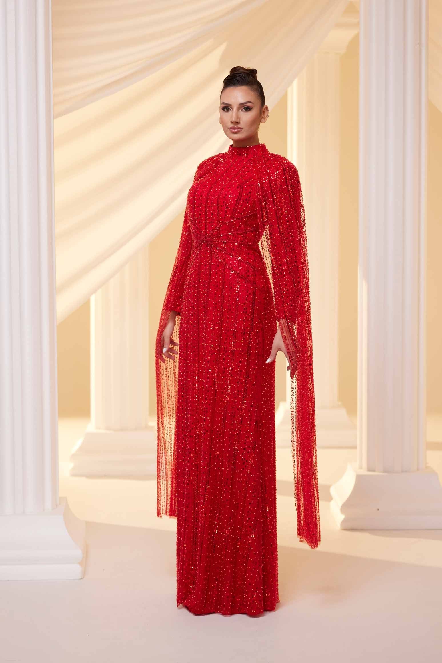 Efsun Abiye Kırmızı